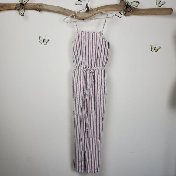 Cisono jumpsuit elastic waist striped - Picture 1 of 8